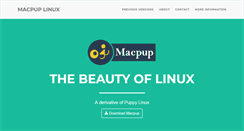 Desktop Screenshot of macpup.org